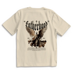 Guardian Legacy – Sand Oversize T-Shirt – Streetwear für Väter – Rückenansicht | Vaterstück