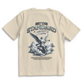 Set The Standard – Sand Oversize T-Shirt – Streetwear für Väter – Rückenansicht | Vaterstück