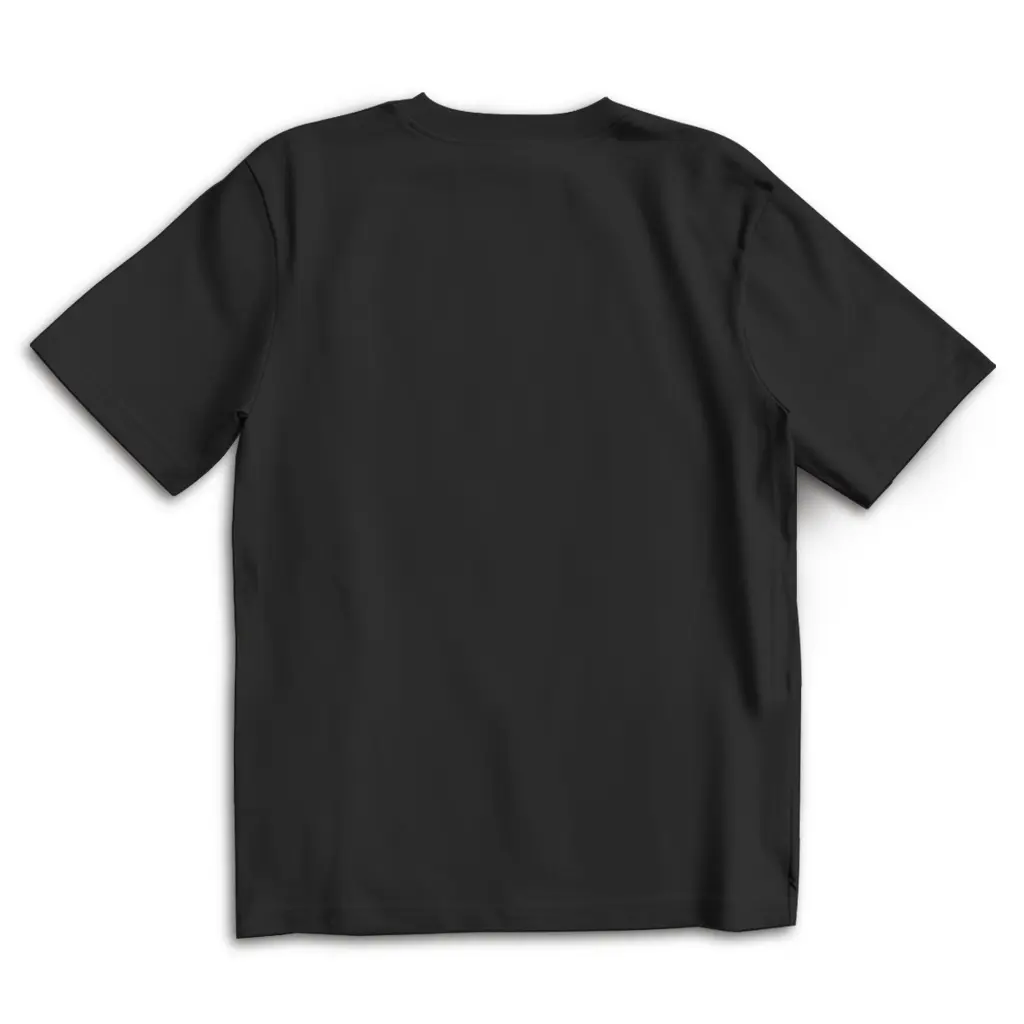 Signature Tag – Black Oversize T-Shirt – Streetwear für Väter – Rückenansicht | Vaterstück
