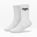 Signature Tag – White Socken – Streetwear für Väter – Frontansicht | Vaterstück