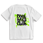 Cool Dads Club Graffiti – White Oversize T-Shirt – Streetwear für Väter – Rückenansicht | Vaterstück
