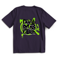 Cool Dads Club Graffiti – Purple Night Oversize T-Shirt – Streetwear für Väter – Rückenansicht | Vaterstück