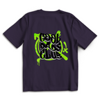 Cool Dads Club Graffiti – Purple Night Oversize T-Shirt – Streetwear für Väter – Rückenansicht | Vaterstück