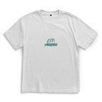 Dad Universe – White Oversize T-Shirt – Streetwear für Väter – Frontansicht | Vaterstück