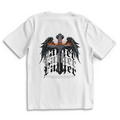 Sacred Guardian – White Oversize T-Shirt – Streetwear für Väter – Rückenansicht | Vaterstück