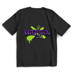Vaterstück Clothing Graffiti – Black Oversize T-Shirt – Streetwear für Väter – Rückenansicht | Vaterstück