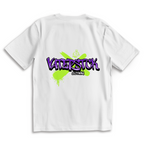 Vaterstück Clothing Graffiti – White Oversize T-Shirt – Streetwear für Väter – Rückenansicht | Vaterstück