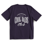 Legendary Cool Dads Club – Purple Night Oversize T-Shirt – Streetwear für Väter – Rückenansicht | Vaterstück