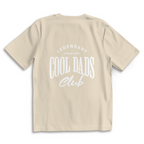 Legendary Cool Dads Club – Black Oversize T-Shirt – Streetwear für Väter – Rückenansicht | Vaterstück