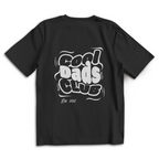 Cool Dads Club – Black Oversize T-Shirt – Streetwear für Väter – Rückenansicht | Vaterstück