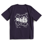 Cool Dads Club – Purple Night Oversize T-Shirt – Streetwear für Väter – Rückenansicht | Vaterstück