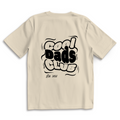 Cool Dads Club – Sand Oversize T-Shirt – Streetwear für Väter – Rückenansicht | Vaterstück