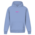 Dadlife Enable – Powder Blue Oversize Hoodie – Streetwear für Väter – Frontansicht | Vaterstück
