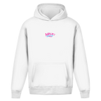 Dadlife Enable – White Oversize Hoodie – Streetwear für Väter – Frontansicht | Vaterstück