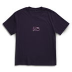 Dadlife Love – Purple Night Oversize T-Shirt – Streetwear für Väter – Frontansicht | Vaterstück