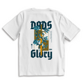 Dads Glory – White Oversize T-Shirt – Streetwear für Väter – Rückenansicht | Vaterstück