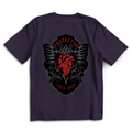 Protector – Purple Night Oversize T-Shirt – Streetwear für Väter – Rückenansicht | Vaterstück