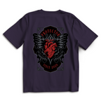 Protector – Purple Night Oversize T-Shirt – Streetwear für Väter – Rückenansicht | Vaterstück