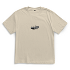 Vaterstück Clothing for real Dads – Sand Oversize T-Shirt – Streetwear für Väter – Frontansicht | Vaterstück
