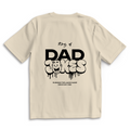 King of Dad Jokes – Sand Oversize T-Shirt – Streetwear für Väter – Rückenansicht | Vaterstück