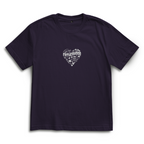 Fatherhood Heart – White Oversize T-Shirt – Streetwear für Väter – Frontansicht | Vaterstück
