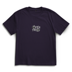 Father Theory – Purple Night Oversize T-Shirt – Streetwear für Väter – Frontansicht | Vaterstück