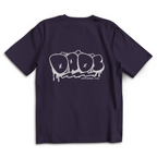 Dads Apparel – Purple Night Oversize T-Shirt – Streetwear für Väter – Rückenansicht | Vaterstück