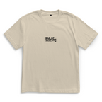Dad of Culture – Sand Oversize T-Shirt – Streetwear für Väter – Frontansicht | Vaterstück