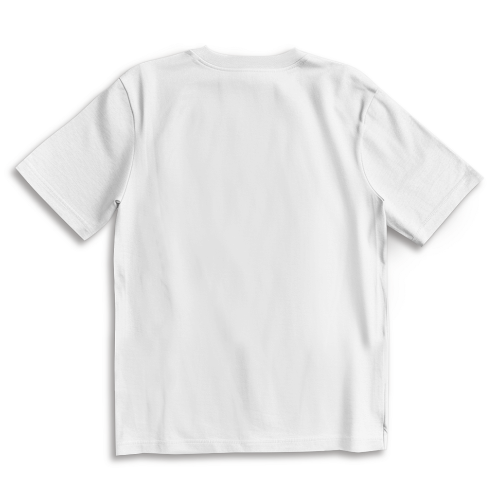 Metal Dad – White Oversize T-Shirt – Streetwear für Väter – Rückenansicht | Vaterstück