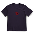 Metal Dad – Purple Night Oversize T-Shirt – Streetwear für Väter – Frontansicht | Vaterstück