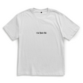 Cool Dads Club Typo3 – White Oversize T-Shirt – Streetwear für Väter – Frontansicht | Vaterstück