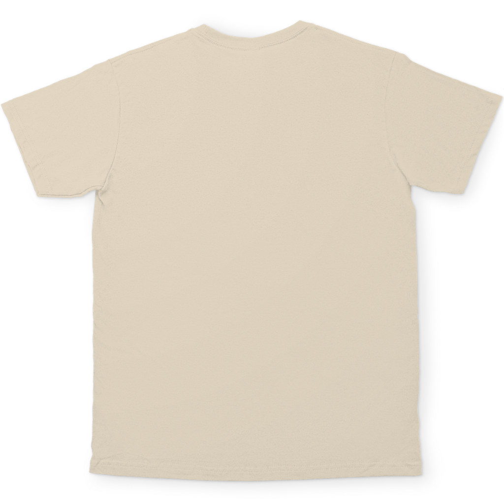 Metal Dad – Sand T-Shirt – Streetwear für Väter – Rückenansicht | Vaterstück