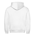 Metal Dad – Arctic White Hoodie – Streetwear für Väter – Rückenansicht | Vaterstück