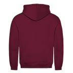 Metal Dad – Burgundy Hoodie – Streetwear für Väter – Rückenansicht | Vaterstück