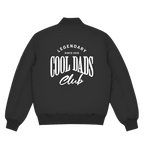 Legendary Cool Dads Club – Black Bomberjacke – Streetwear für Väter – Rückenansicht | Vaterstück