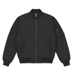 Legendary Cool Dads Club – Black Bomberjacke – Streetwear für Väter – Frontansicht | Vaterstück