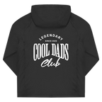 Legendary Cool Dads Club – Black Windbreaker – Streetwear für Väter – Rückenansicht | Vaterstück