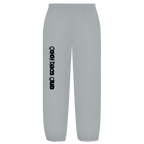 Cool Dads Club Typo2 – Light Asphalt Oversize Sweatpants – Streetwear für Väter – Frontansicht | Vaterstück