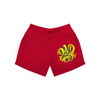 Dad Mode Smile – Red Badehose – Streetwear für Väter – Frontansicht | Vaterstück