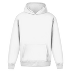 Dad Vibes Only – White Oversize Hoodie – Streetwear für Väter – Frontansicht | Vaterstück
