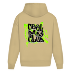 Cool Dads Club Graffiti – Desert Sand Oversize Hoodie – Streetwear für Väter – Rückenansicht | Vaterstück