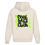 Cool Dads Club Graffiti – White Sand Oversize Hoodie – Streetwear für Väter – Rückenansicht | Vaterstück