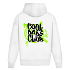 Cool Dads Club Graffiti – White Oversize Hoodie – Streetwear für Väter – Rückenansicht | Vaterstück