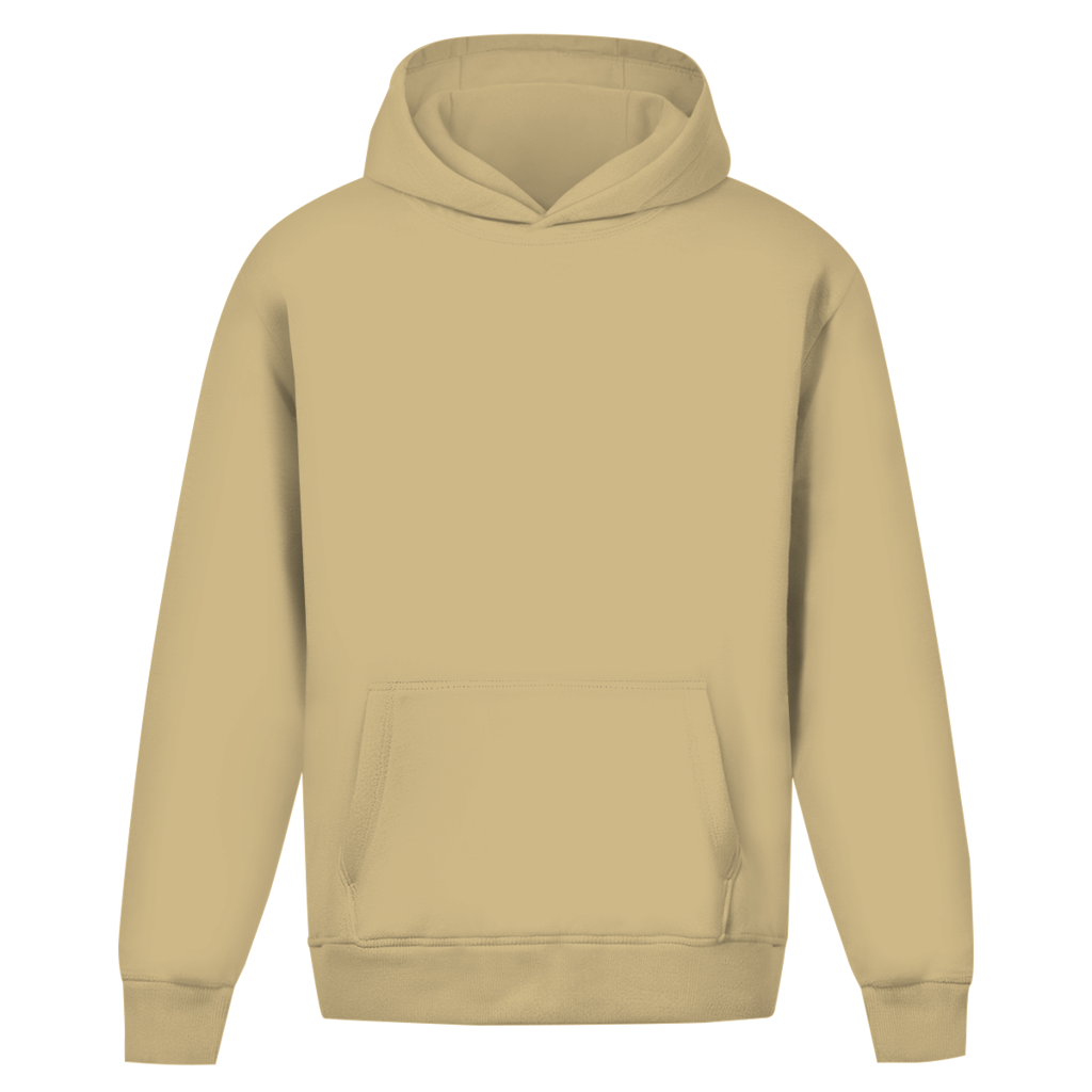 Vaterstck Clothing Graffiti – White Sand Oversize Hoodie – Streetwear für Väter – Frontansicht | Vaterstück