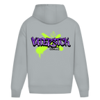 Vaterstck Clothing Graffiti – White Oversize Hoodie – Streetwear für Väter – Rückenansicht | Vaterstück
