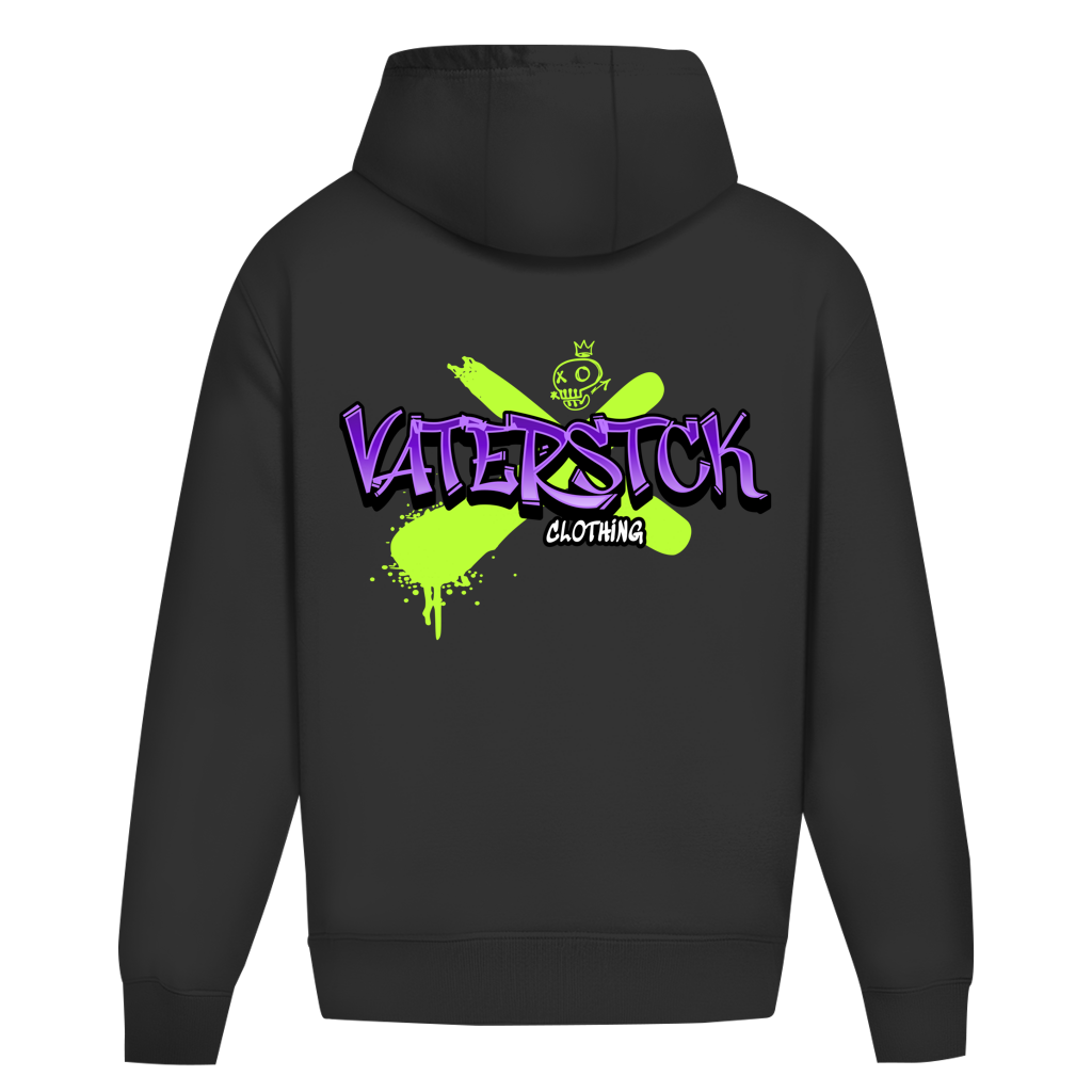 Vaterstck Clothing Graffiti – Desert Sand Oversize Hoodie – Streetwear für Väter – Rückenansicht | Vaterstück