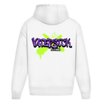 Vaterstck Clothing Graffiti – Black Oversize Hoodie – Streetwear für Väter – Rückenansicht | Vaterstück