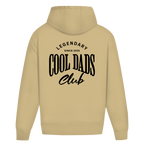 Legendary Cool Dads Club – Desert Sand Oversize Hoodie – Streetwear für Väter – Rückenansicht | Vaterstück