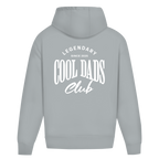 Legendary Cool Dads Club – Light Asphalt Oversize Hoodie – Streetwear für Väter – Rückenansicht | Vaterstück