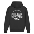 Legendary Cool Dads Club – Black Oversize Hoodie – Streetwear für Väter – Rückenansicht | Vaterstück